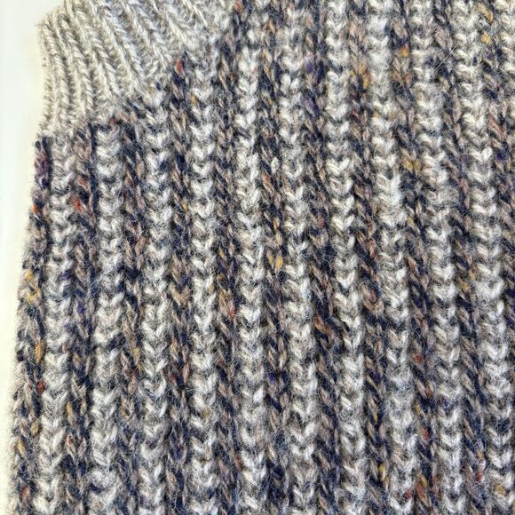 Mens Icelandic Collection Blue/Gray Sweater Vest Shirt Size L - Picture 4 of 5